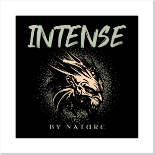 Intense By Nature Quote Motivational Inspirational Posters and Art